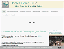 Tablet Screenshot of horses-home.com